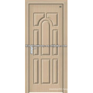 Commercial PVC Door Wood Door With PVC sheet JKD-1817 For Interior Room